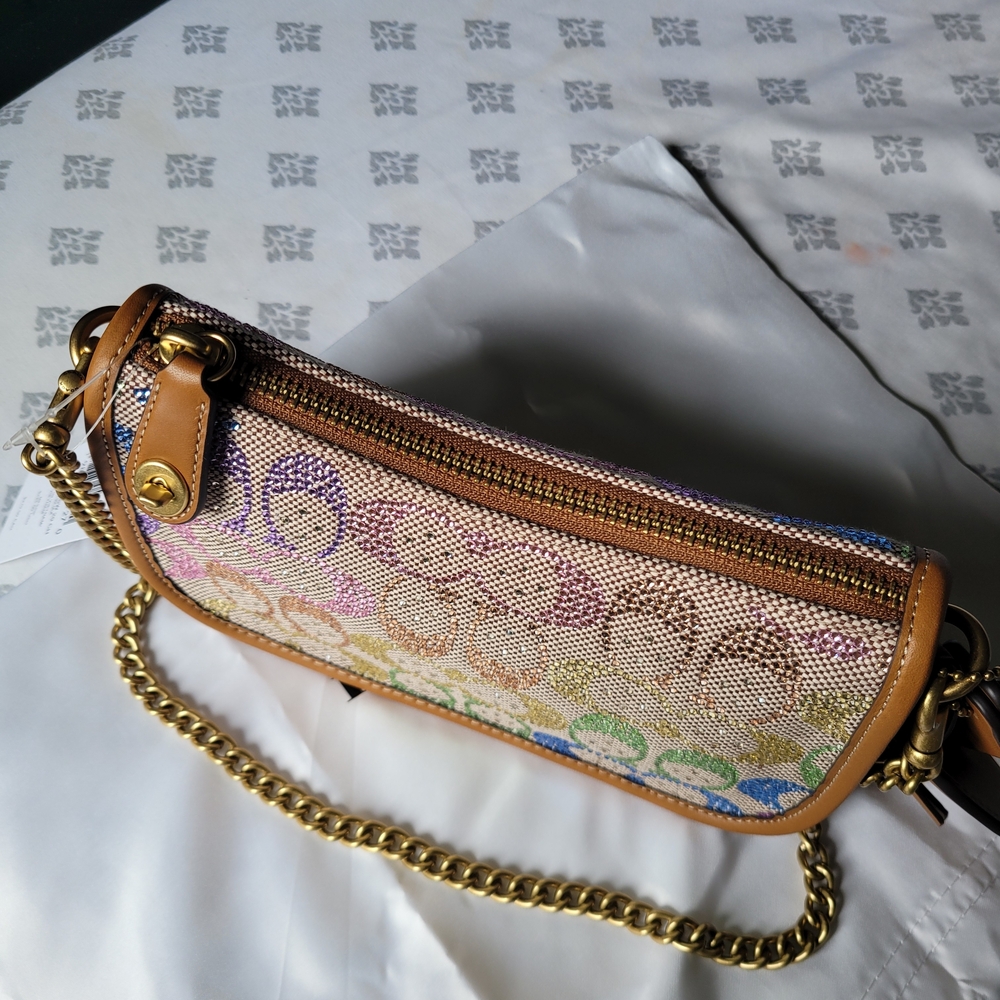 Coach Candy Rainbow Crystal Swinger Size 20 - Picture 10 of 14